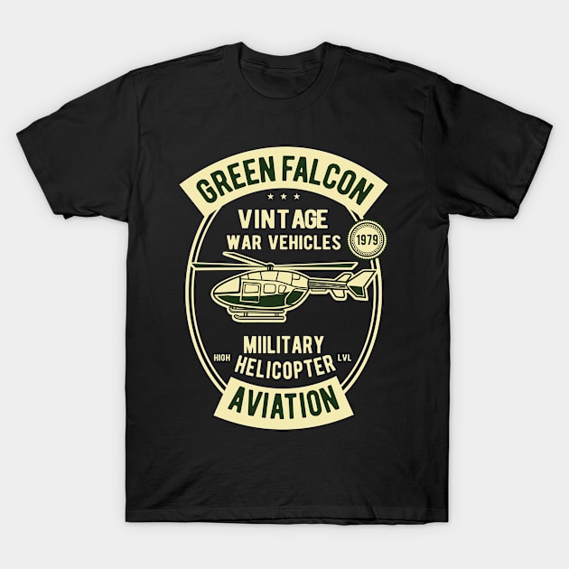 Aviation Helicopter T-Shirt by ShirtyLife